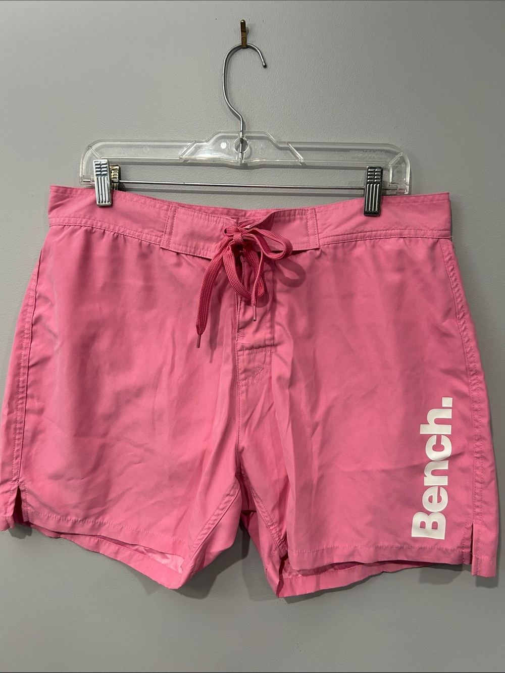 Bench Men's Pink Drawstring Swim Trunks